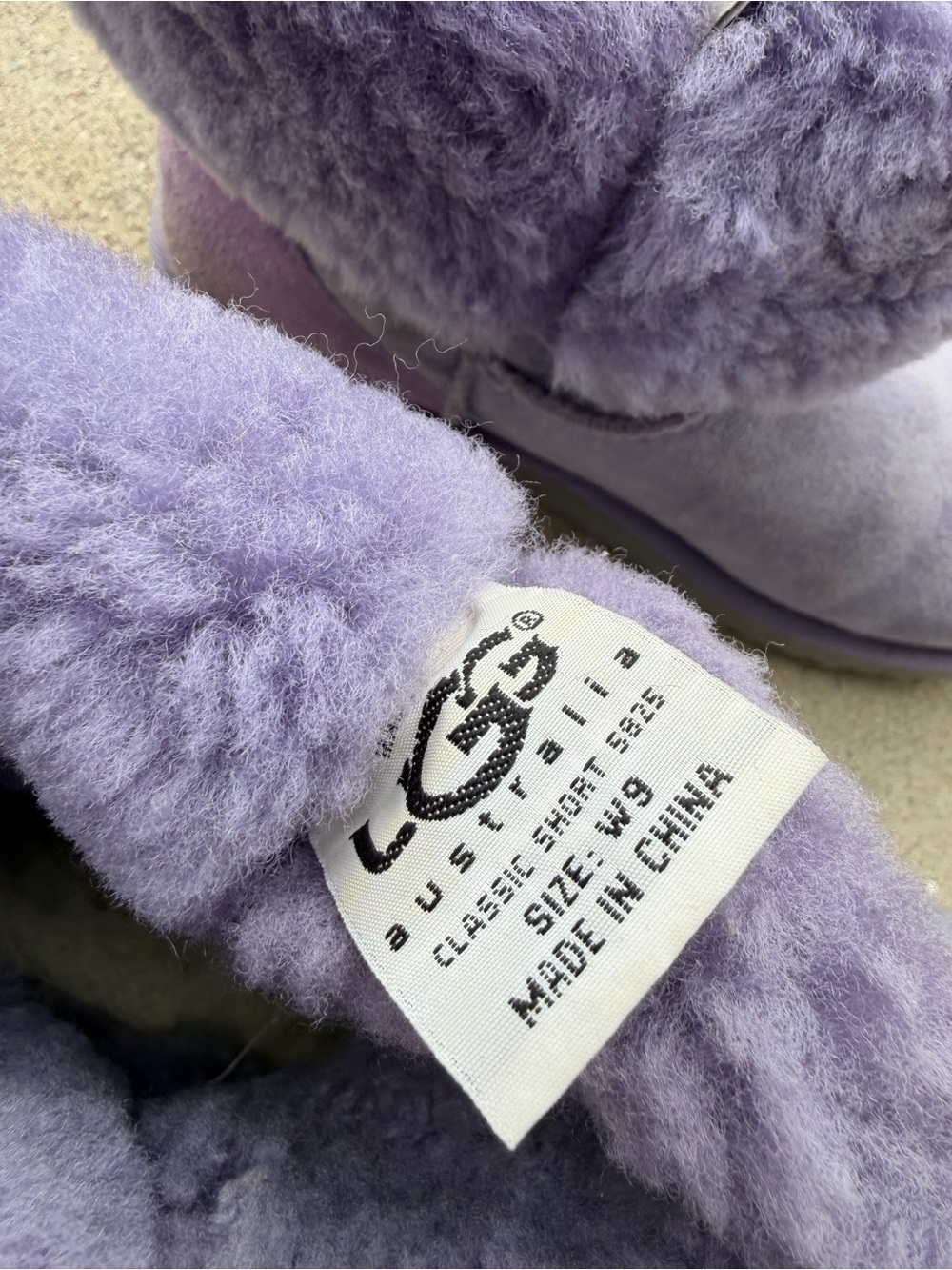 UGG purple suede boots - Picture 7 of 10